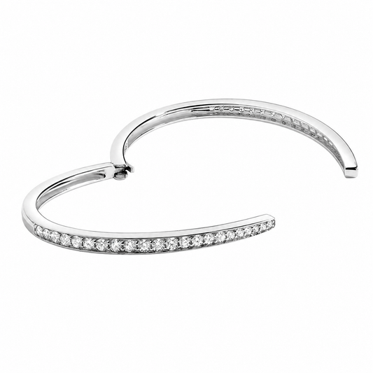 Bangle Round Cut Lab Grown Diamond ✧ 2 Carat