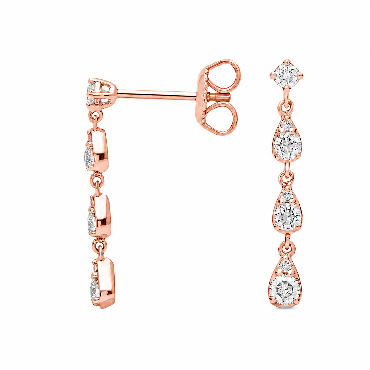 Élodie Lab Grown Diamond Drop Earrings ✧ 0.4 Carat