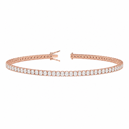 Classic Tennis Bracelet Oval Cut Lab Grown Diamond ✧ 3-5 Carat