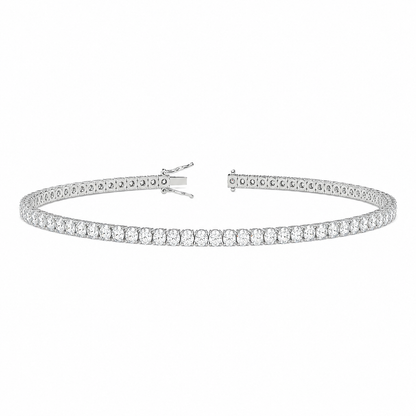 Classic Tennis Bracelet Oval Cut Lab Grown Diamond ✧ 3-5 Carat