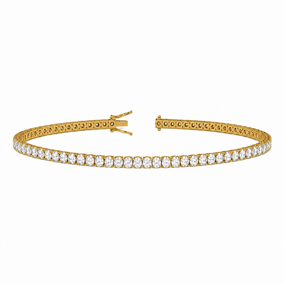 Classic Tennis Bracelet Oval Cut Lab Grown Diamond ✧ 3-5 Carat