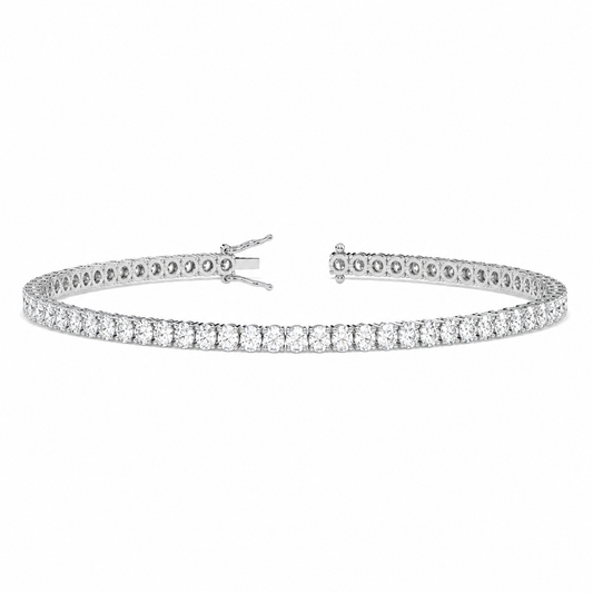 Classic Tennis Bracelet Oval Cut Lab Grown Diamond ✧ 3-5 Carat