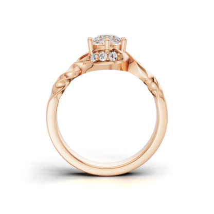 round-14k rose gold|round-18k rose gold