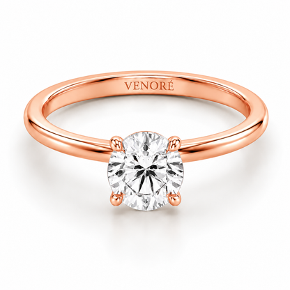 Round Cut Vield Halo Lab Grown Diamond Ring ✧ 1-4 Carat