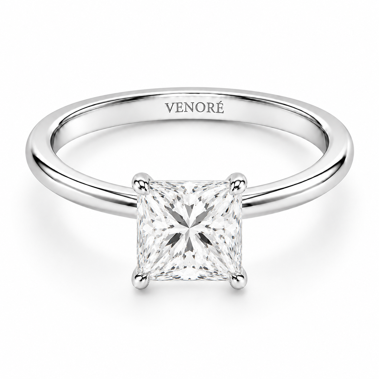 Princess Cut Vield Halo Lab Grown Diamond Ring ✧ 1-4 Carat
