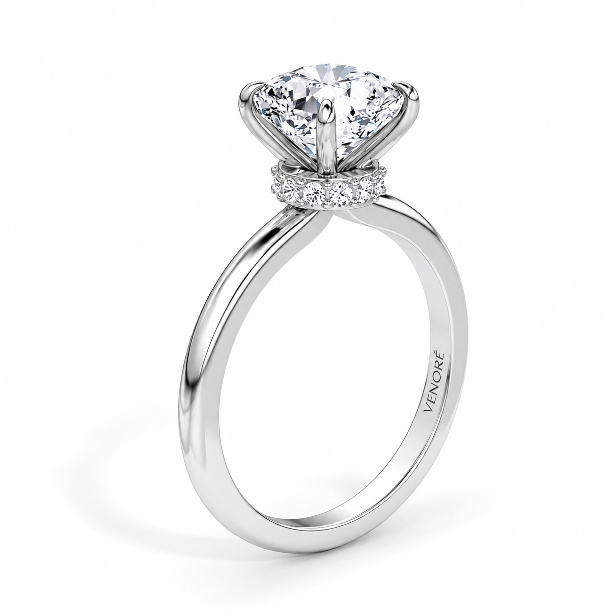 Cushion Cut Vield Halo Lab Grown Diamond Ring ✧ 1-4 Carat