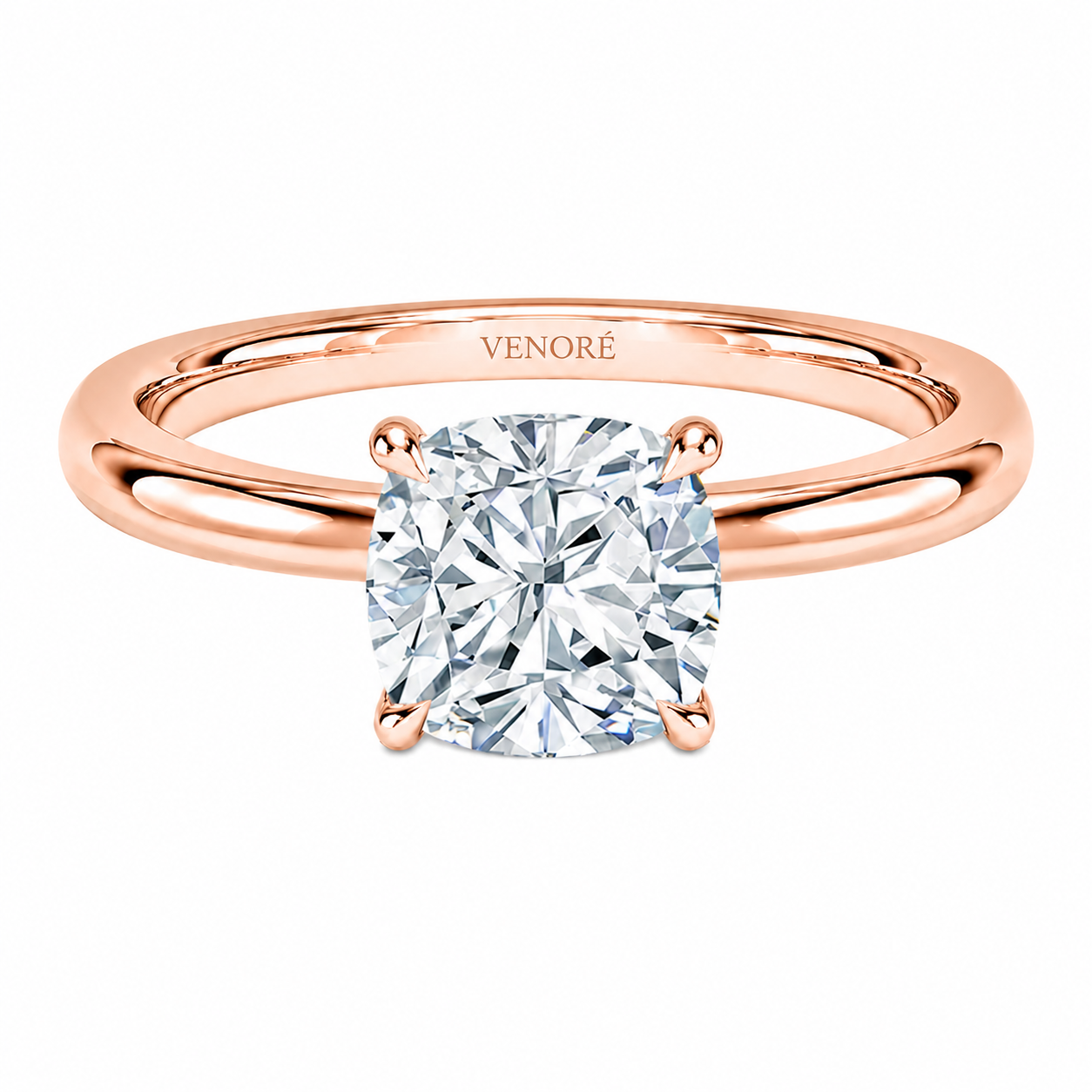 Cushion Cut Solitaire Lab Grown Diamond Ring ✧ 1-4 Carat