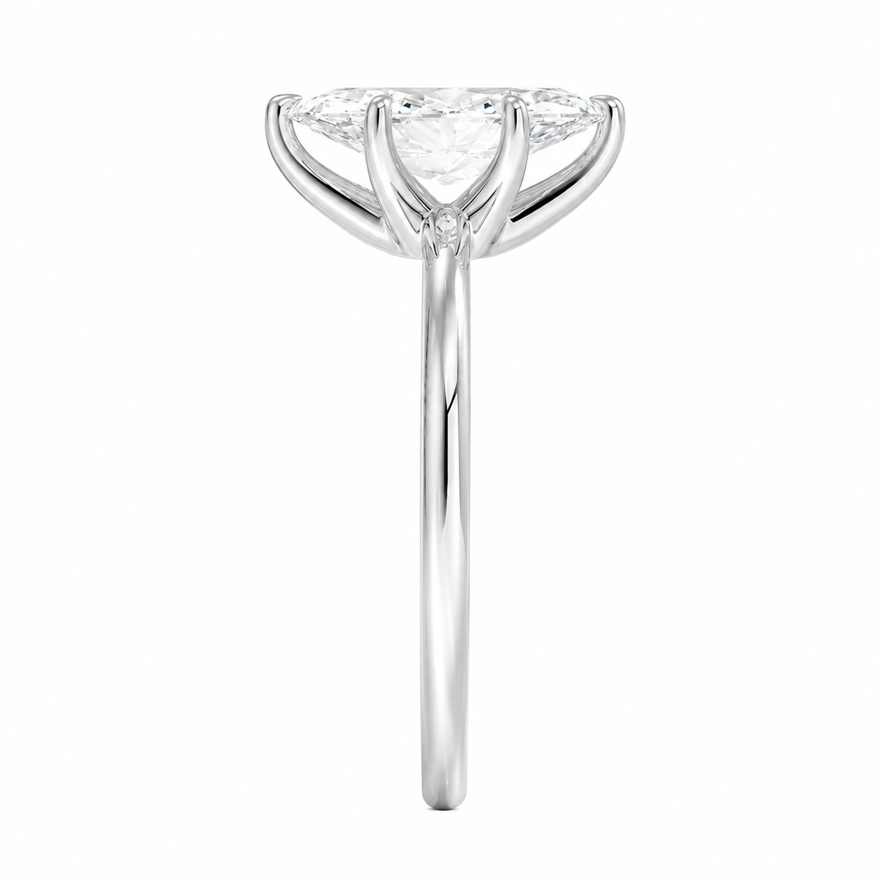 Marquise Cut Solitaire Lab Grown Diamond Ring ✧ 1-4 Carat