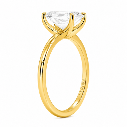 Emerald Cut Solitaire Lab Grown Diamond Ring ✧ 1-4 Carat
