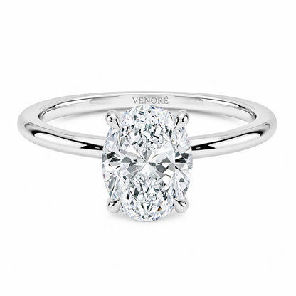 Oval Cut Solitaire Lab Grown Diamond Ring ✧ 1-4 Carat