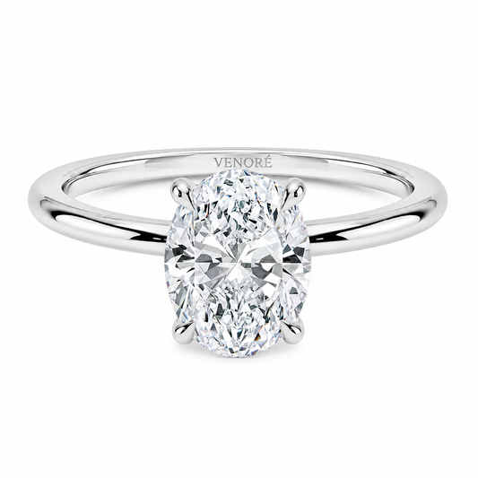 Oval Cut Solitaire Lab Grown Diamond Ring ✧ 1-4 Carat