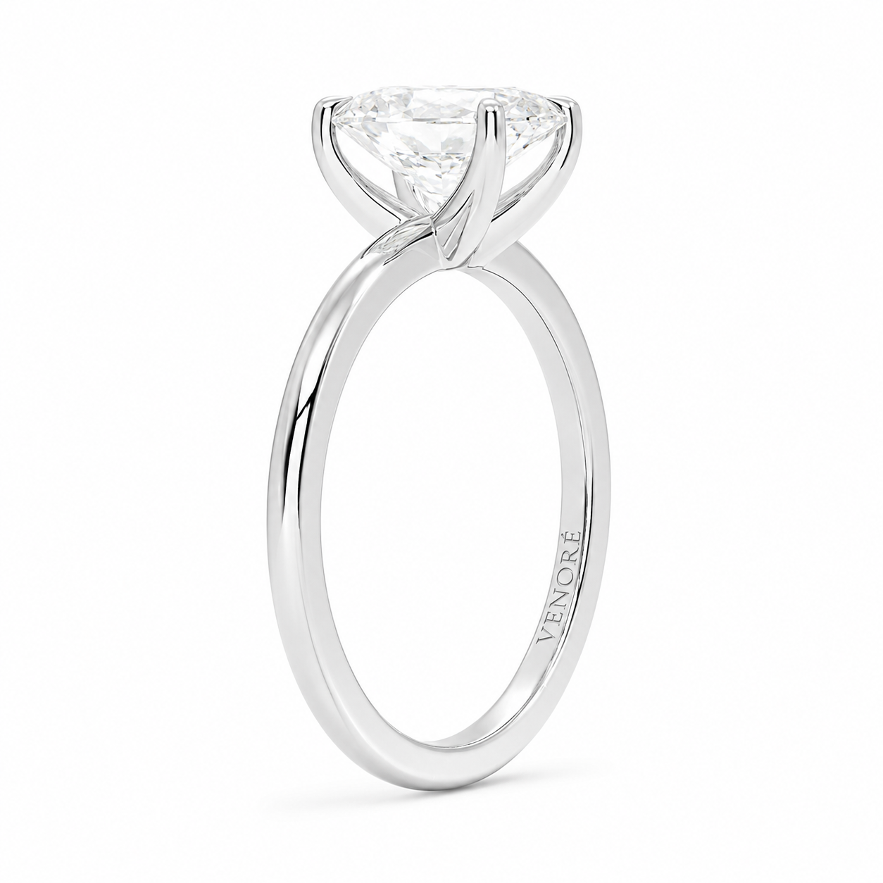 Oval Cut Solitaire Lab Grown Diamond Ring ✧ 1-4 Carat