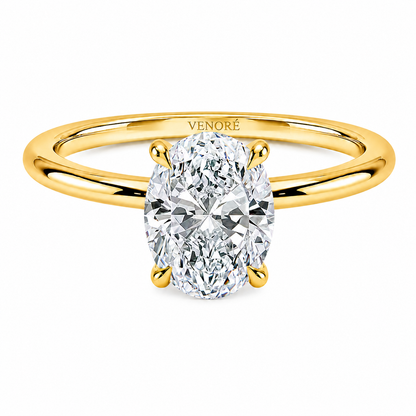 Oval Cut Solitaire Lab Grown Diamond Ring ✧ 1-4 Carat