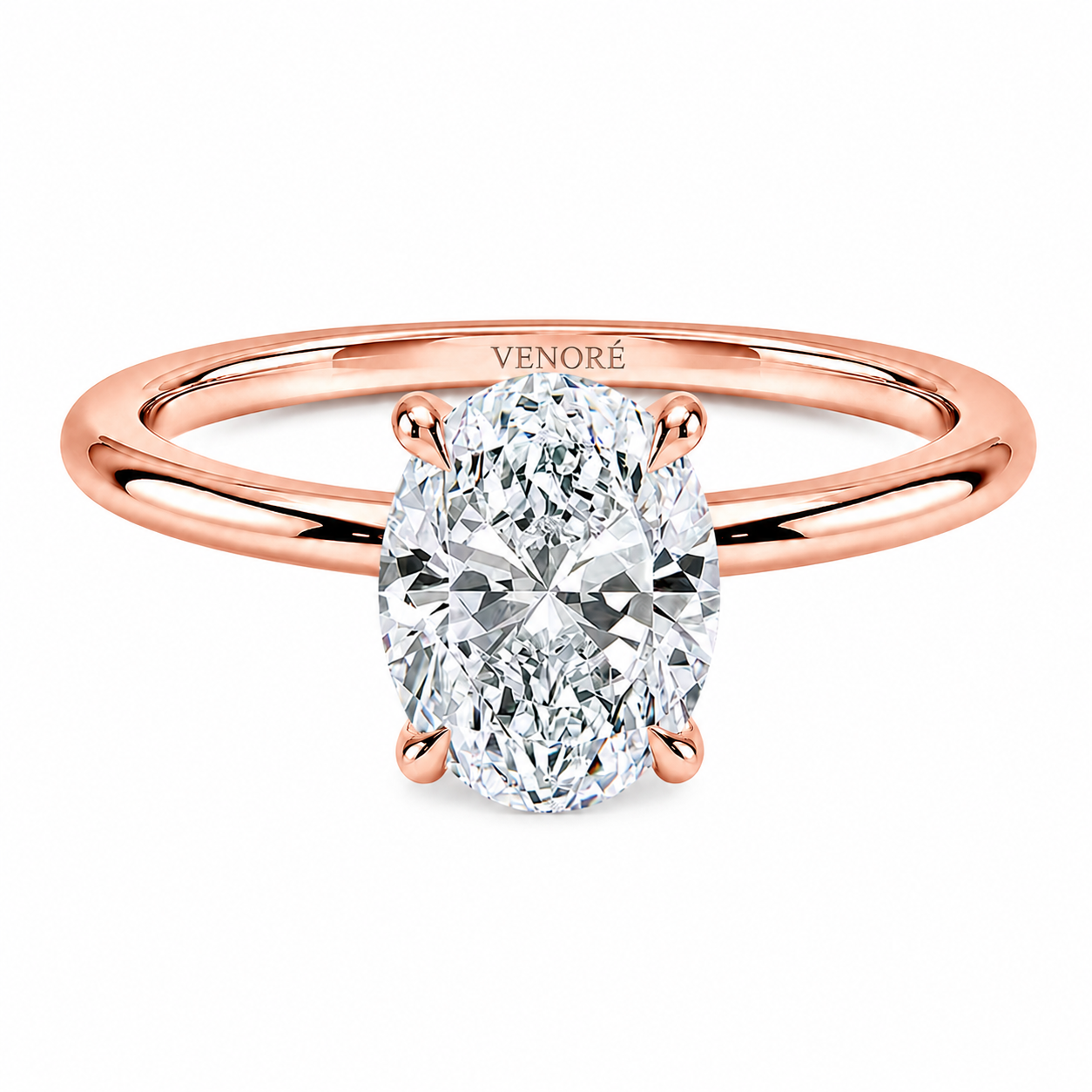 Oval Cut Solitaire Lab Grown Diamond Ring ✧ 1-4 Carat