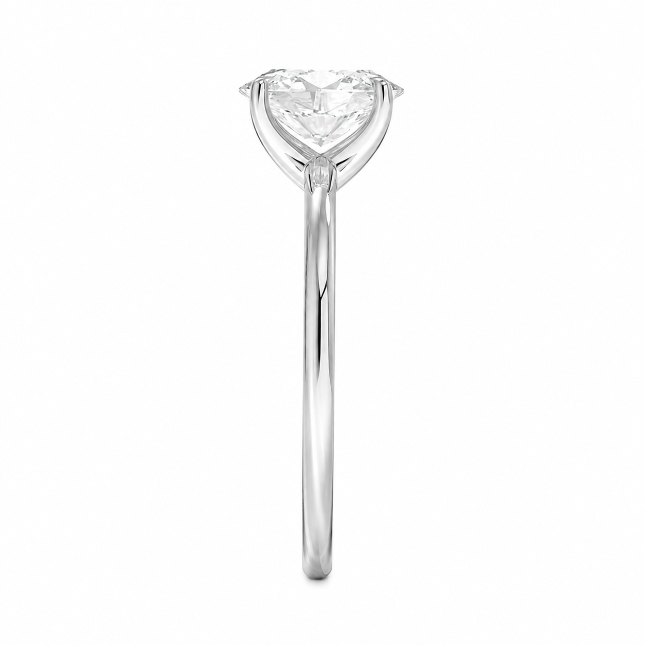 Oval Cut Solitaire Lab Grown Diamond Ring ✧ 1-4 Carat