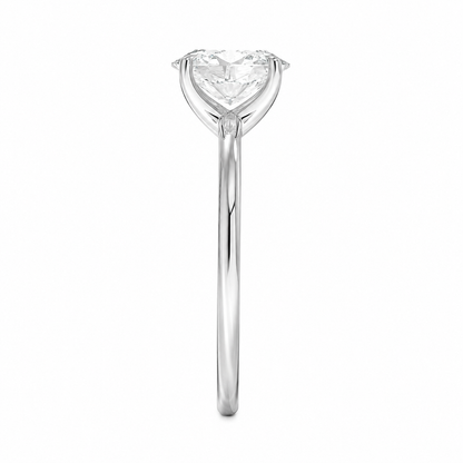 Oval Cut Solitaire Lab Grown Diamond Ring ✧ 1-4 Carat