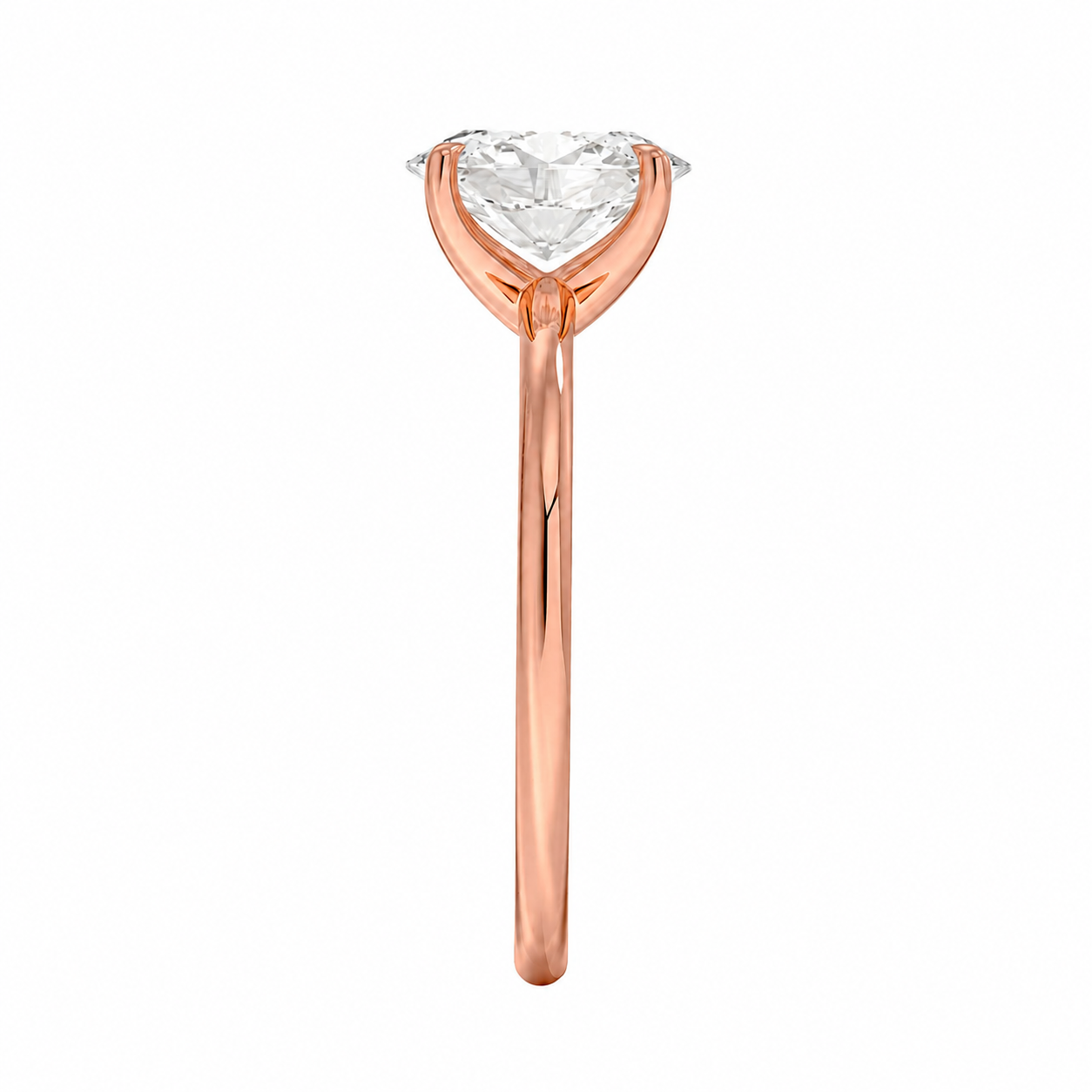 Oval Cut Solitaire Lab Grown Diamond Ring ✧ 1-4 Carat