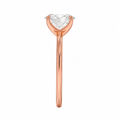 Oval Cut Solitaire Lab Grown Diamond Ring ✧ 1-4 Carat