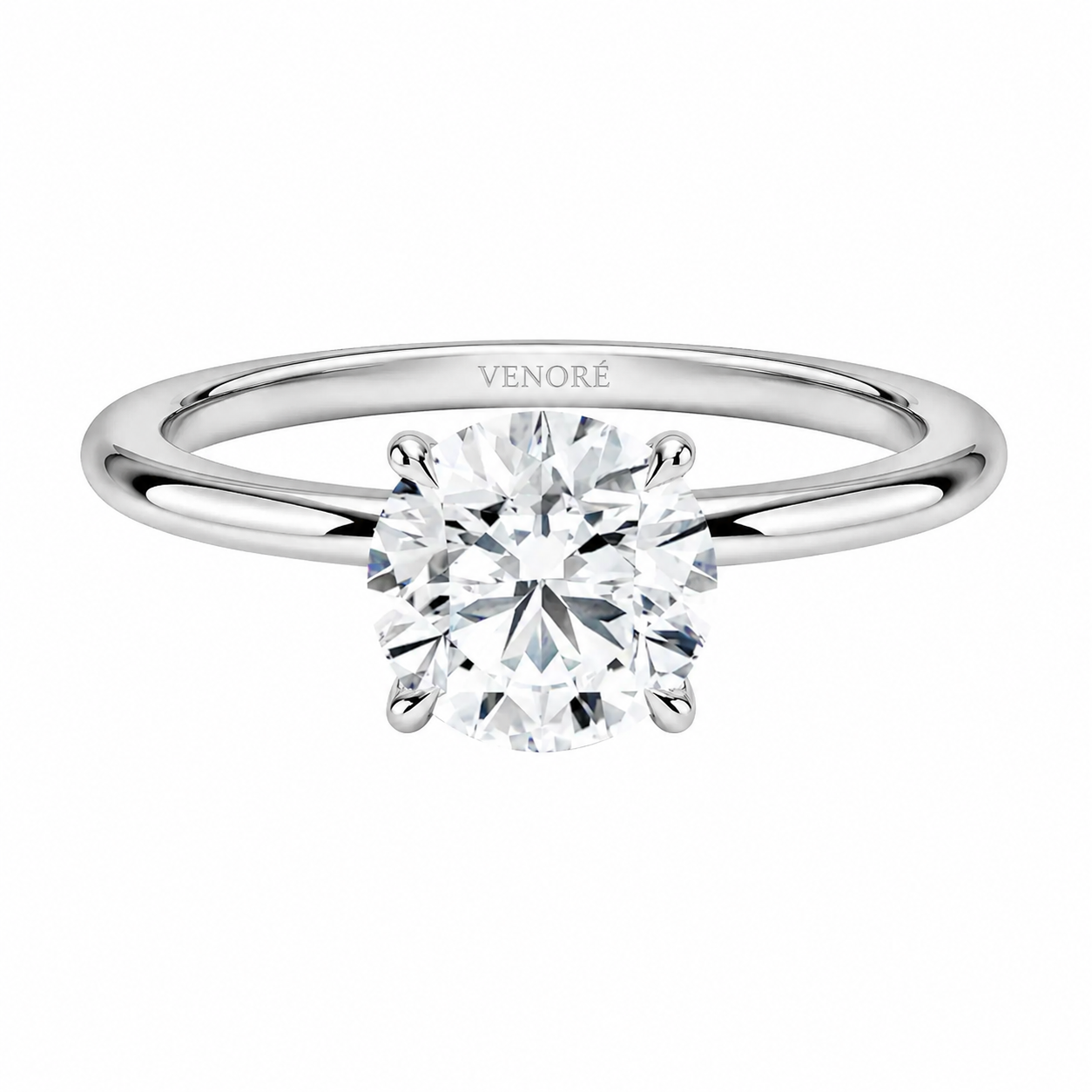 Round Cut Solitaire Lab Grown Diamond Ring ✧ 1-4 Carat