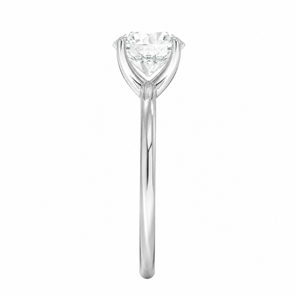 Round Cut Solitaire Lab Grown Diamond Ring ✧ 1-4 Carat