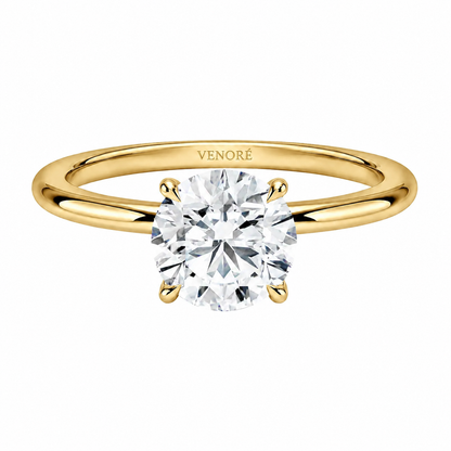 Round Cut Solitaire Lab Grown Diamond Ring ✧ 1-4 Carat