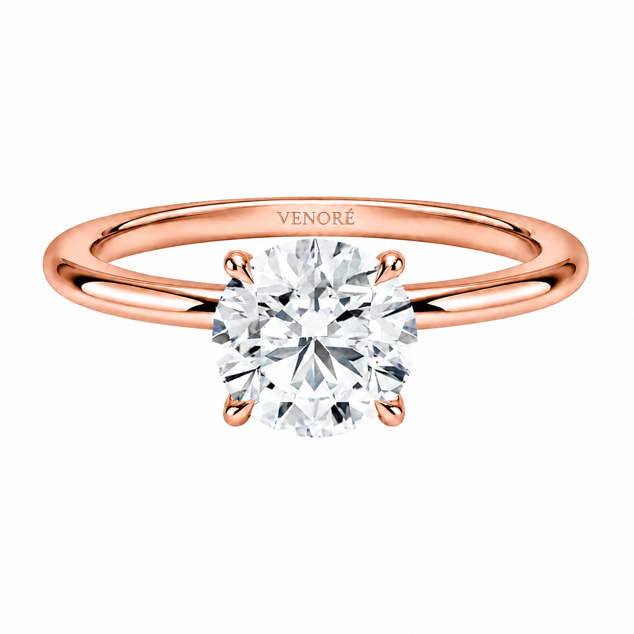 Round Cut Solitaire Lab Grown Diamond Ring ✧ 1-4 Carat