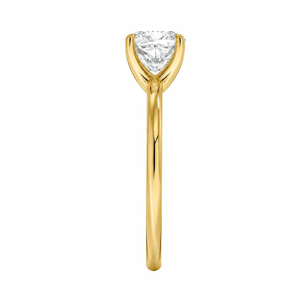 Princess Cut Solitaire Lab Grown Diamond Ring ✧ 1-4 Carat