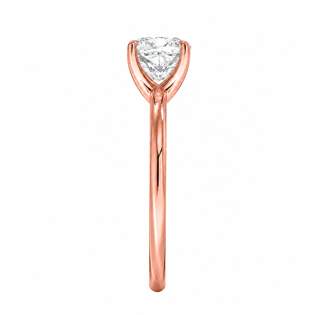 Princess Cut Solitaire Lab Grown Diamond Ring ✧ 1-4 Carat