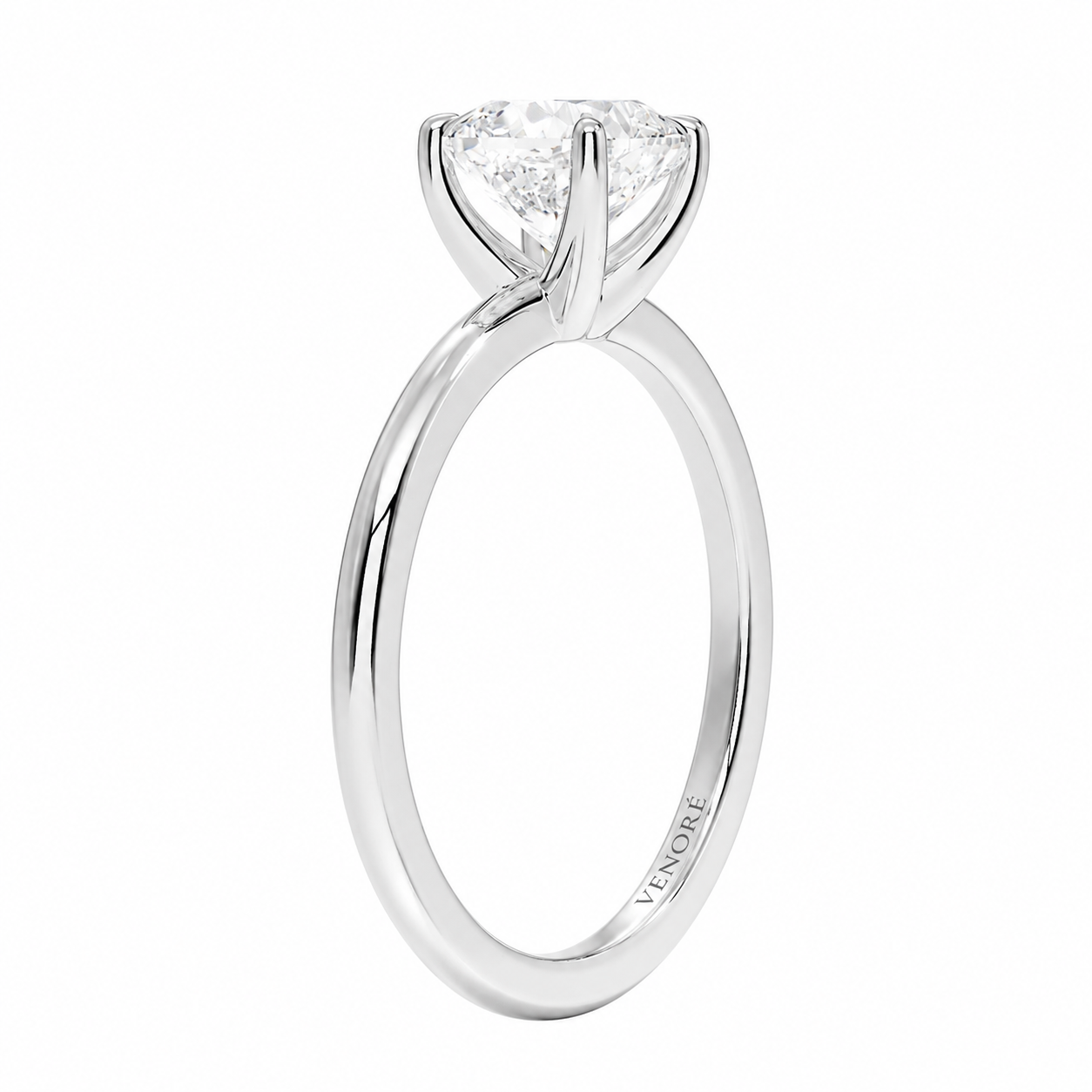 Cushion Cut Solitaire Lab Grown Diamond Ring ✧ 1-4 Carat