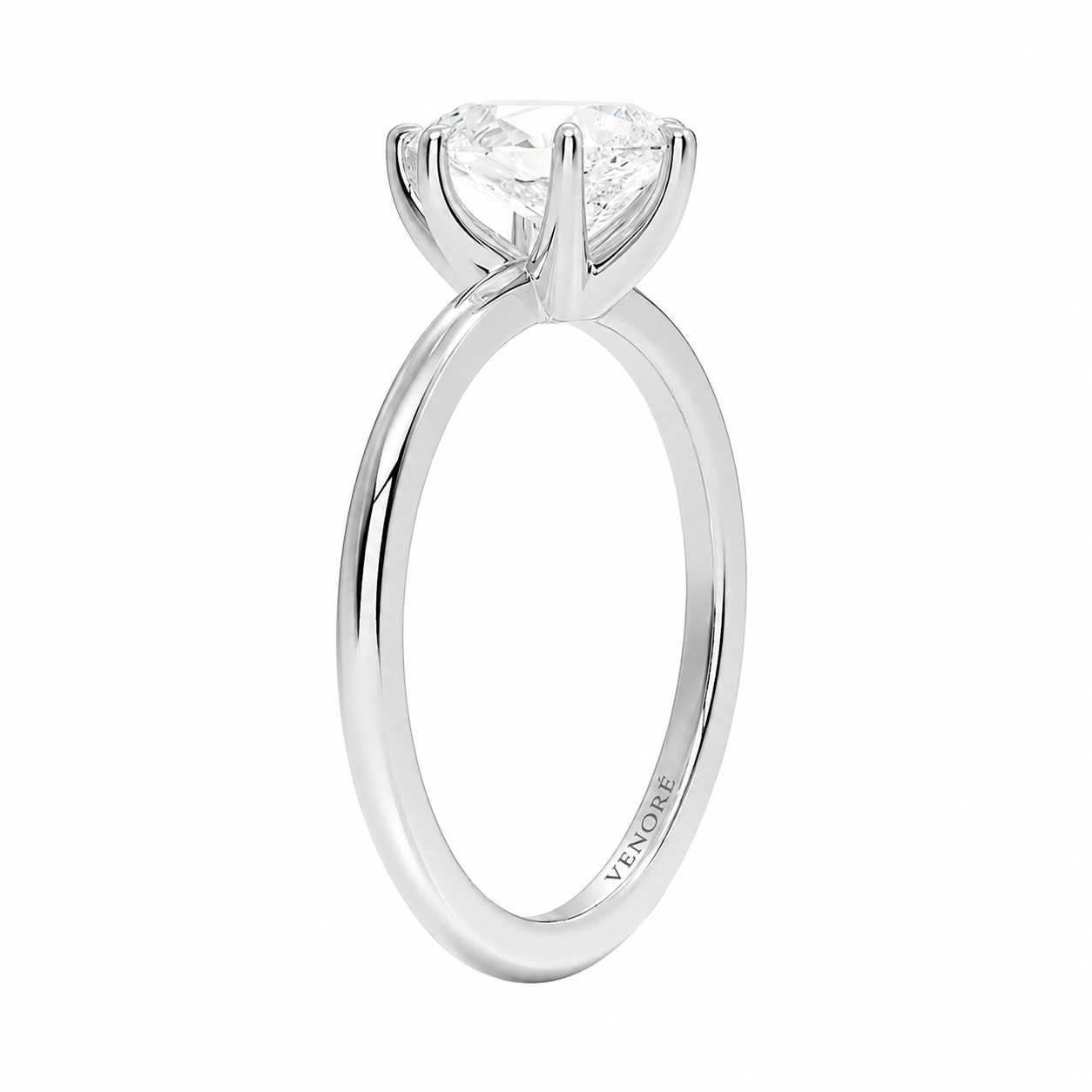 Pear Cut Solitaire Lab Grown Diamond Ring ✧ 1-4 Carat
