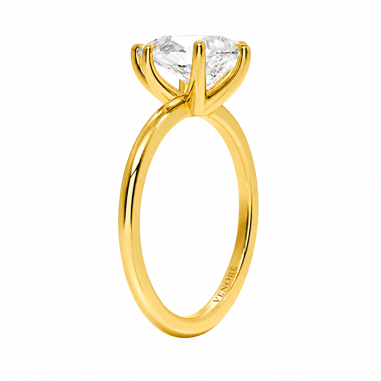 Pear Cut Solitaire Lab Grown Diamond Ring ✧ 1-4 Carat