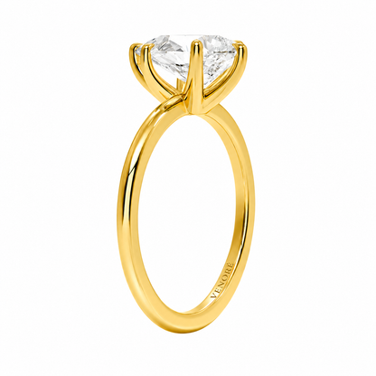 Pear Cut Solitaire Lab Grown Diamond Ring ✧ 1-4 Carat