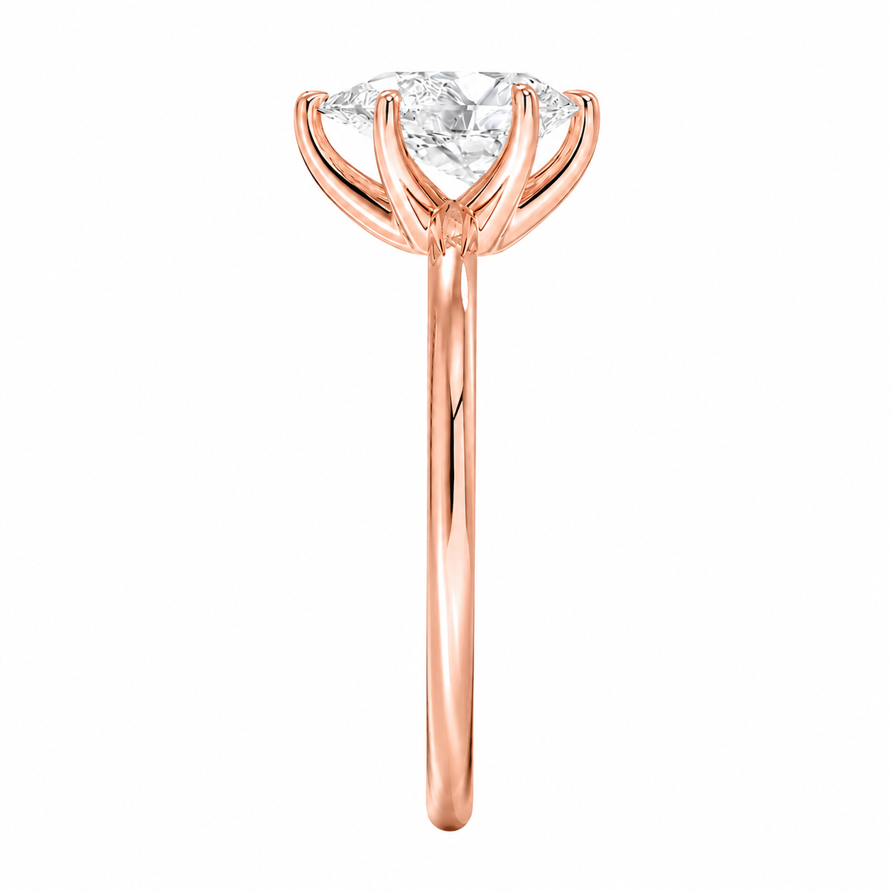 Pear Cut Solitaire Lab Grown Diamond Ring ✧ 1-4 Carat