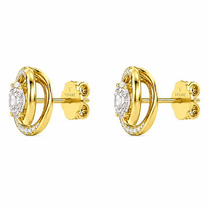 Venoré Privé - Round Cut Lab Grown Diamond Earrings ✧ 1-4 Carat