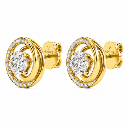 Venoré Privé - Round Cut Lab Grown Diamond Earrings ✧ 1-4 Carat