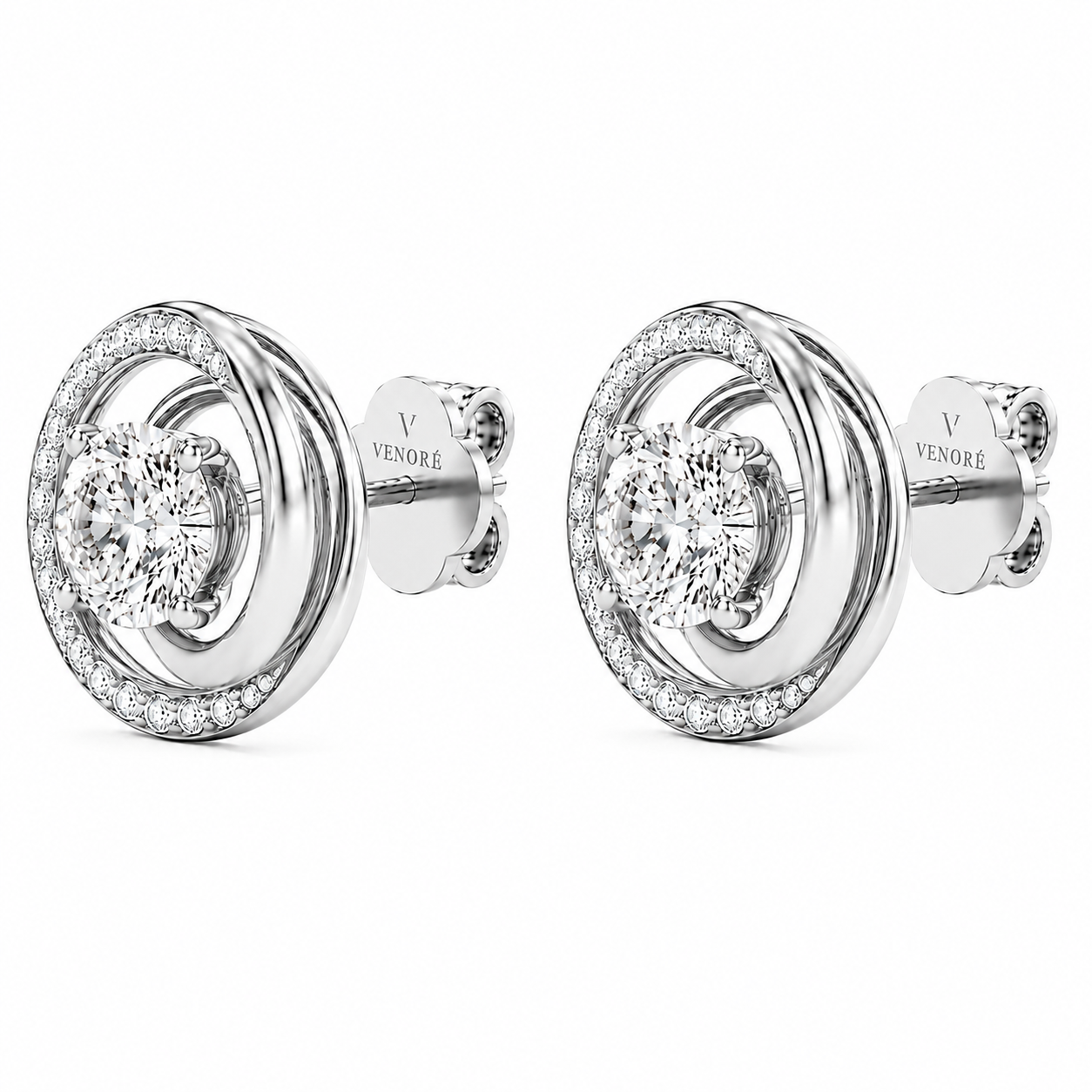 Venoré Privé - Round Cut Lab Grown Diamond Earrings ✧ 1-4 Carat