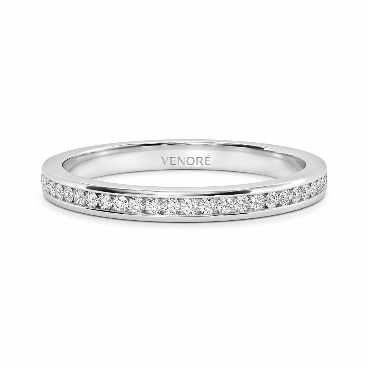 Full Eternity Ring With Channel Setting Round Cut Lab Grown Diamonds ✧ 0.6 Carat