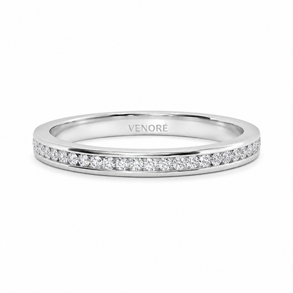Full Eternity Ring With Channel Setting Round Cut Lab Grown Diamonds ✧ 0.6 Carat