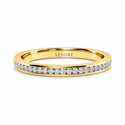 Full Eternity Ring With Channel Setting Round Cut Lab Grown Diamonds ✧ 0.6 Carat