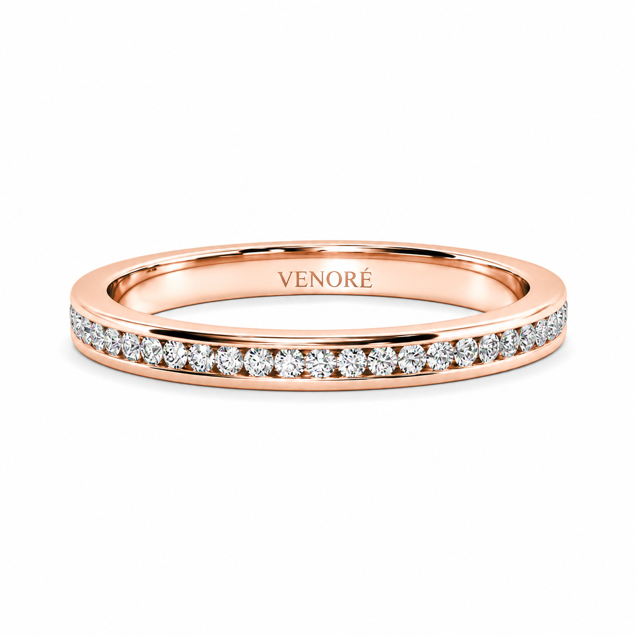 Full Eternity Ring With Channel Setting Round Cut Lab Grown Diamonds ✧ 0.6 Carat