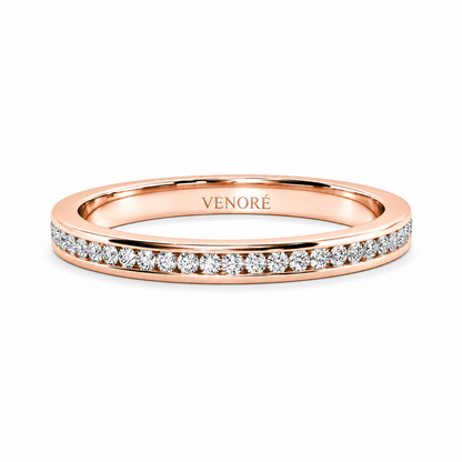 Full Eternity Ring With Channel Setting Round Cut Lab Grown Diamonds ✧ 0.6 Carat