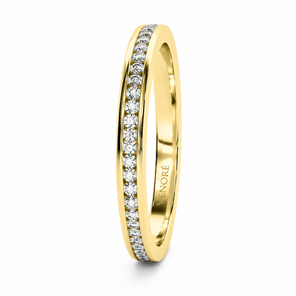 Full Eternity Ring With Channel Setting Round Cut Lab Grown Diamonds ✧ 0.6 Carat