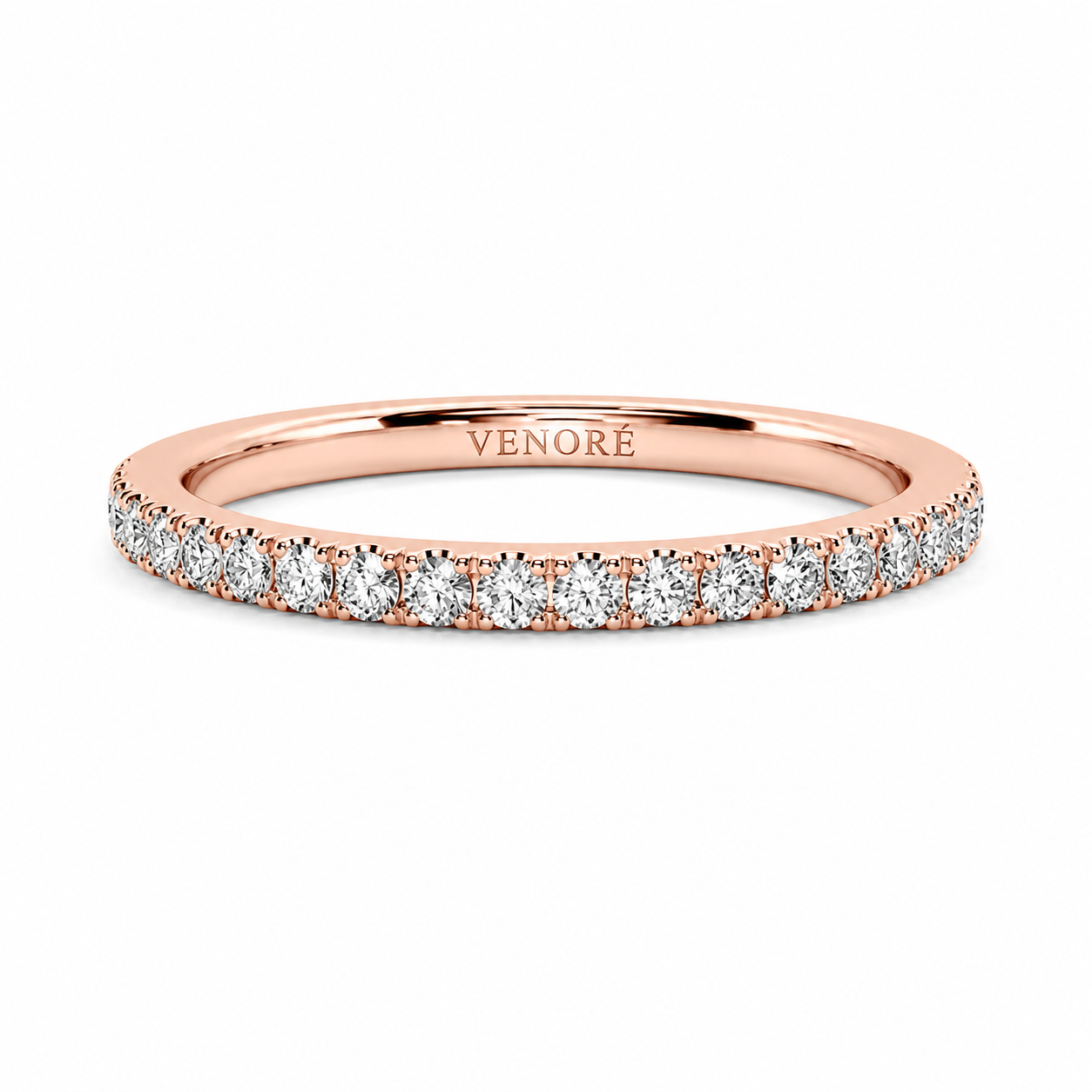 Full Eternity Ring With Claw Prong Setting Round Cut Lab Grown Diamonds ✧ 0.4 Carat