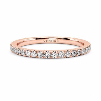 Full Eternity Ring With Claw Prong Setting Round Cut Lab Grown Diamonds ✧ 0.4 Carat