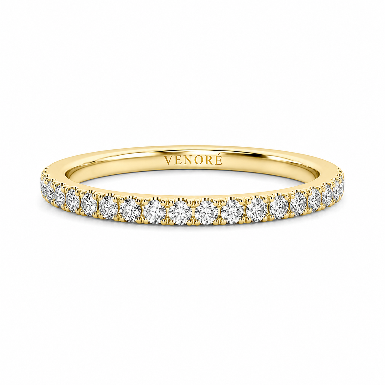 Full Eternity Ring With Claw Prong Setting Round Cut Lab Grown Diamonds ✧ 0.4 Carat