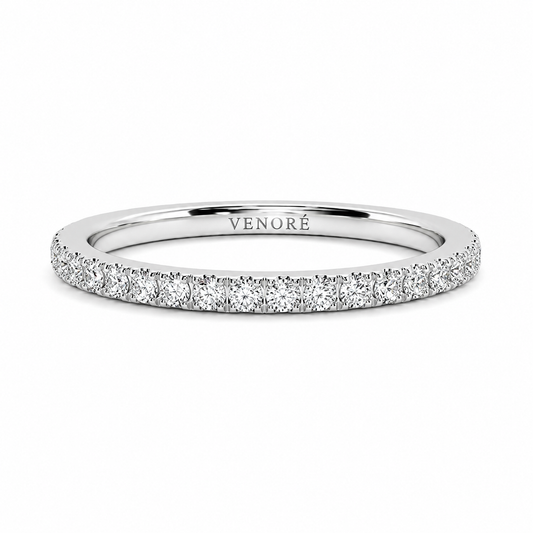 Full Eternity Ring With Claw Prong Setting Round Cut Lab Grown Diamonds ✧ 0.4 Carat