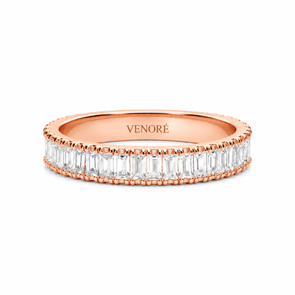 Full Eternity Ring With Prong Setting Baguette Cut Lab Grown Diamonds ✧ 1 Carat