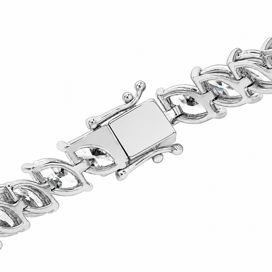 Marquise Cut Tennis Bracelet Lab Grown Diamond ✧ 3 & 5 Carat
