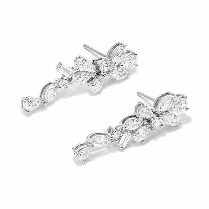Jardin Cluster Lab Grown Diamond Drop Earrings ✧ 1.5 Carat