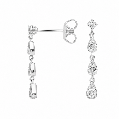 Élodie Lab Grown Diamond Drop Earrings ✧ 0.4 Carat
